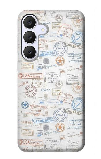 S3903 Travel Stamps Case For Samsung Galaxy S25 FE, S26 FE