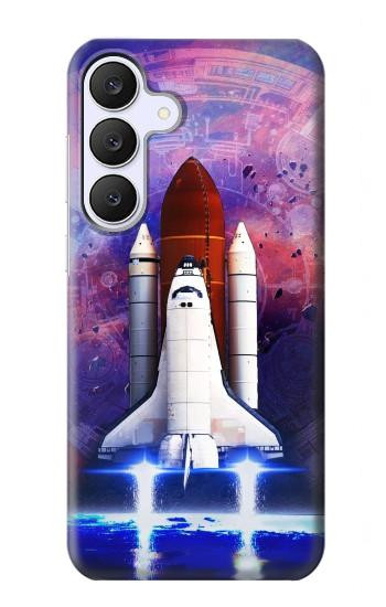 S3913 Colorful Nebula Space Shuttle Case For Samsung Galaxy S25 FE, S26 FE