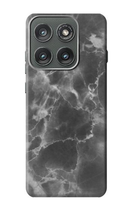 S2526 Black Marble Graphic Printed Case For Motorola Edge (2025)