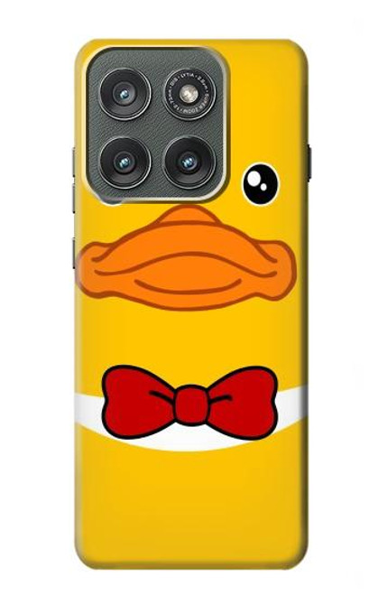 S2760 Yellow Duck Tuxedo Cartoon Case For Motorola Edge (2025)