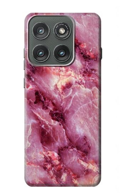 S3052 Pink Marble Graphic Printed Case For Motorola Edge (2025)