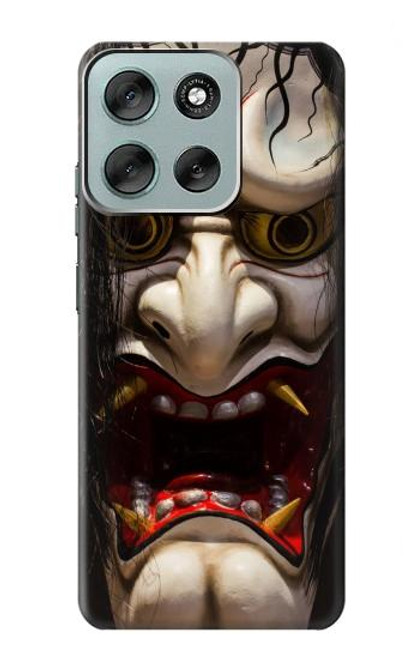 S2112 Hannya Demon Mask Case For Motorola Moto G56