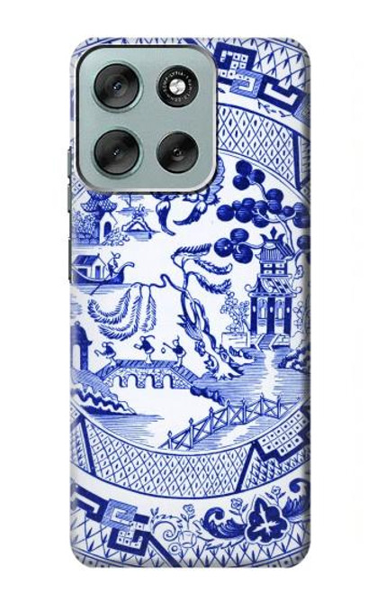 S2768 Willow Pattern Graphic Case For Motorola Moto G56