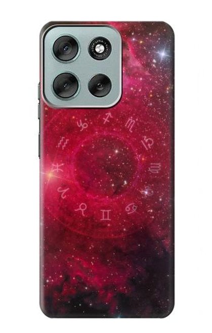 S3368 Zodiac Red Galaxy Case For Motorola Moto G56