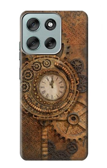 S3401 Clock Gear Steampunk Case For Motorola Moto G56