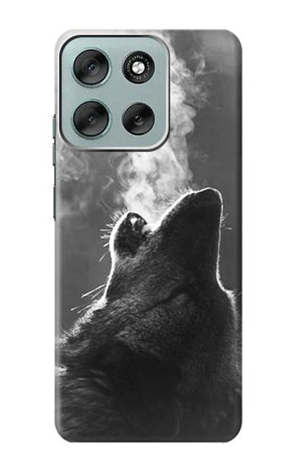 S3505 Wolf Howling Case For Motorola Moto G56