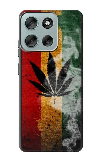 S3890 Reggae Rasta Flag Smoke Case For Motorola Moto G56