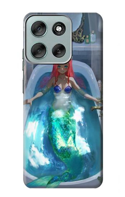 S3912 Cute Little Mermaid Aqua Spa Case For Motorola Moto G56