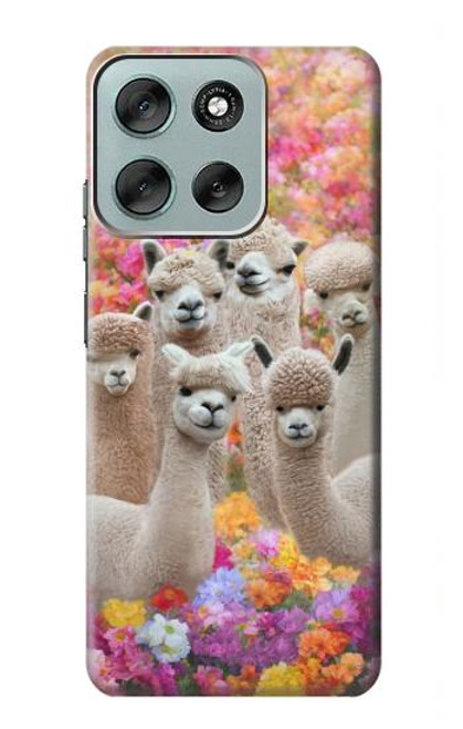 S3916 Alpaca Family Baby Alpaca Case For Motorola Moto G56