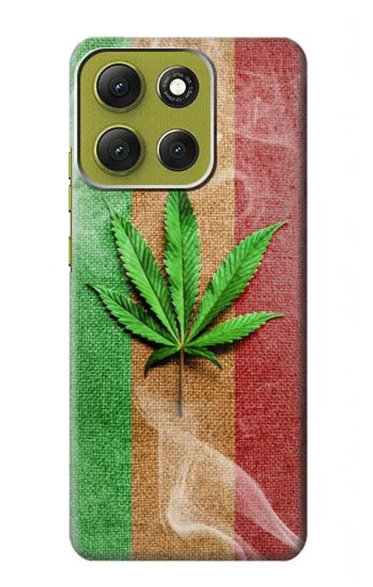 S2109 Smoke Reggae Rasta Flag Case For Motorola Moto G86