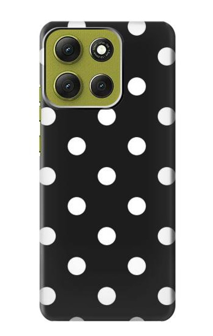 S2299 Black Polka Dots Case For Motorola Moto G86