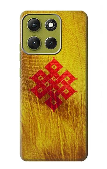 S2318 Eternal Knot Buddhist Spiritual Meditation Case For Motorola Moto G86