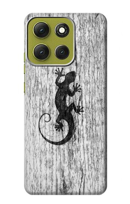 S2446 Gecko Wood Graphic Printed Case For Motorola Moto G86