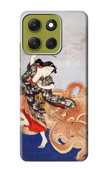 S2496 Japan Art Utagawa Kuniyoshi Tamatori Case For Motorola Moto G86