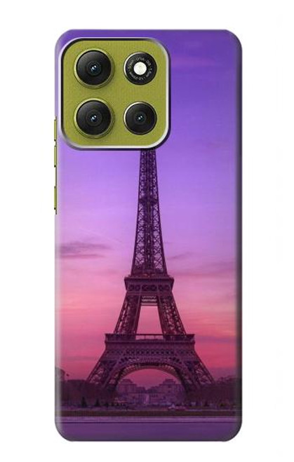S3447 Eiffel Paris Sunset Case For Motorola Moto G86