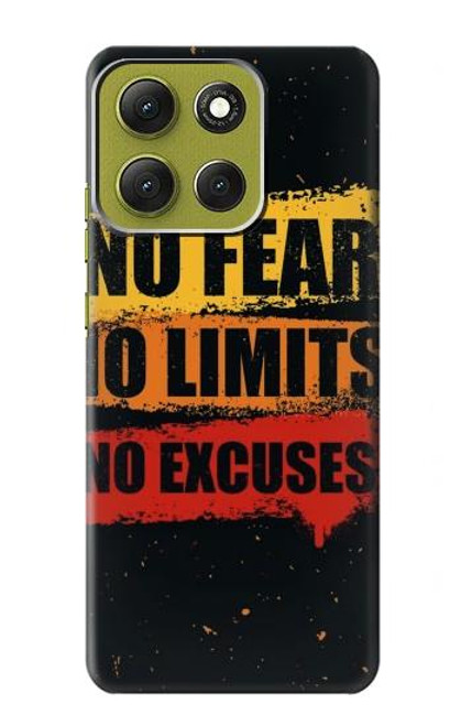 S3492 No Fear Limits Excuses Case For Motorola Moto G86