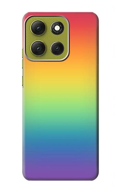 S3698 LGBT Gradient Pride Flag Case For Motorola Moto G86