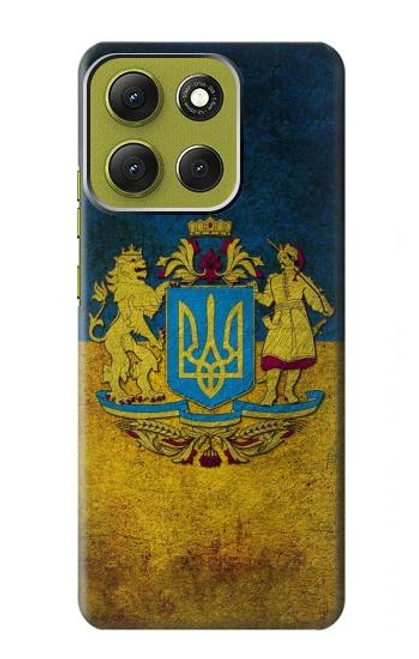 S3858 Ukraine Vintage Flag Case For Motorola Moto G86
