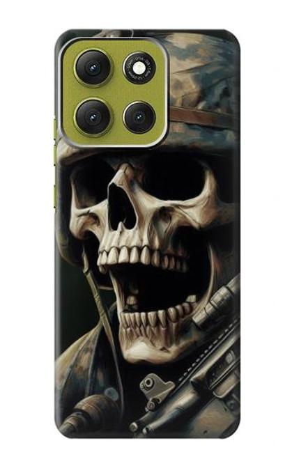S4017 Skull Soldier Case For Motorola Moto G86