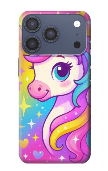 S4057 Cute Unicorn Cartoon Case For iPhone 17 Pro, 18 Pro