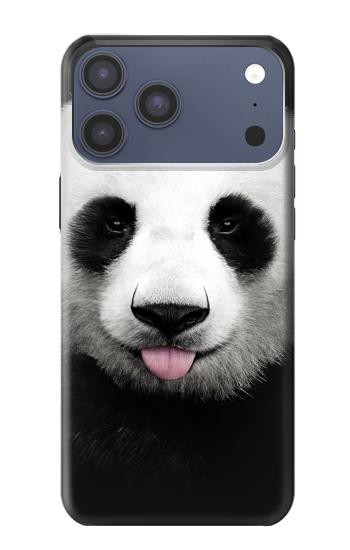 S4049 Cute Panda Stick Out Tongue Case For iPhone 17 Pro Max, 18 Pro Max