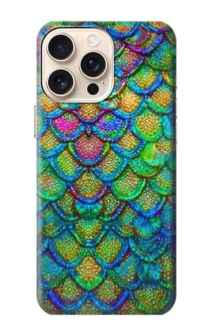S4071 Colorful Mermaid Scale Case For iPhone 16 pro