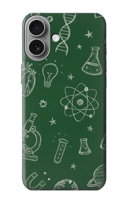 S4059 Science Chalkboard Graphic Case For iPhone 16 plus