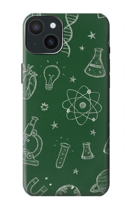 S4059 Science Chalkboard Graphic Case For iPhone 15 Plus