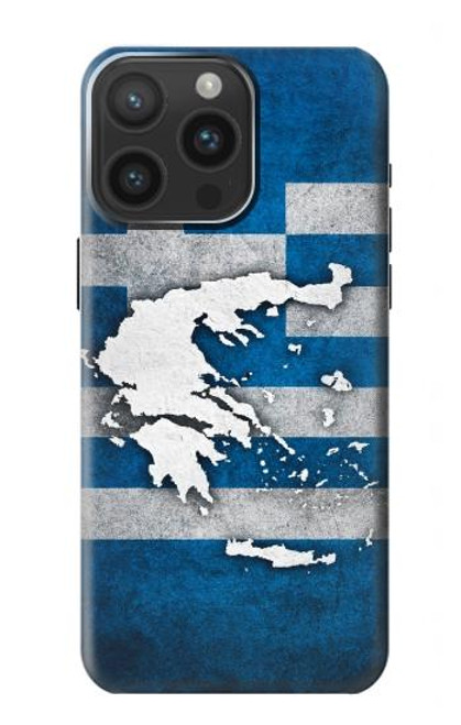 S4074 The Flag of Greece Case For iPhone 15 Pro Max