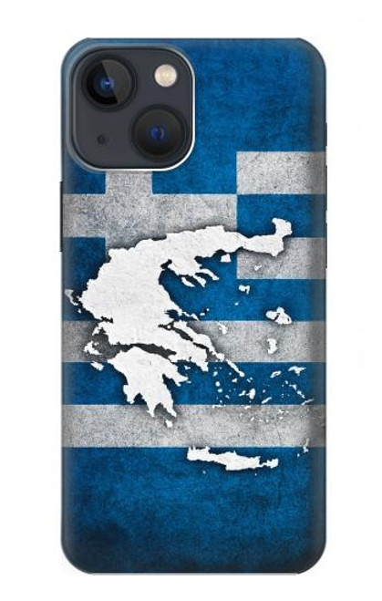 S4074 The Flag of Greece Case For iPhone 14