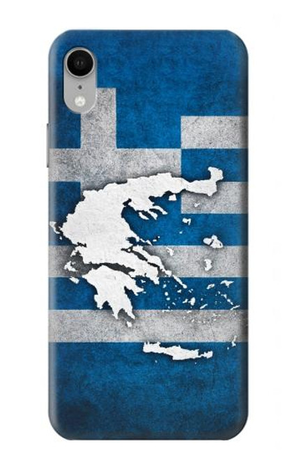 S4074 The Flag of Greece Case For iPhone XR