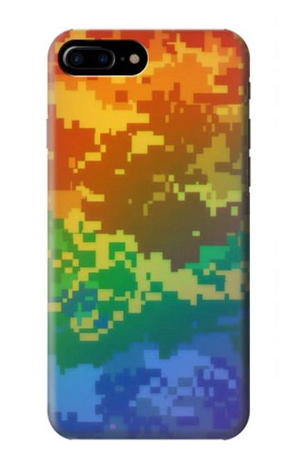 S4047 LGBTQ Camouflage Case For iPhone 7 Plus, iPhone 8 Plus
