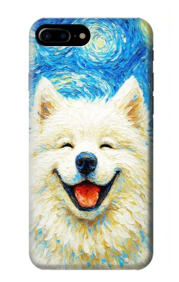 S4064 Smile Dog Van Gogh Starry Night Case For iPhone 7 Plus, iPhone 8 Plus