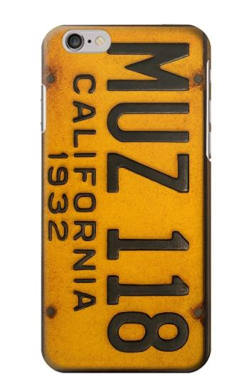 S4060 Vintage California Car License Plate Case For iPhone 6 6S