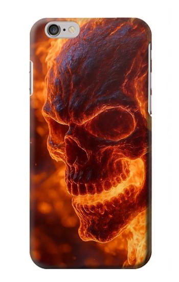 S4062 Fire Skull Case For iPhone 6 6S