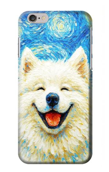 S4064 Smile Dog Van Gogh Starry Night Case For iPhone 6 6S