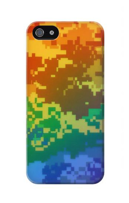 S4047 LGBTQ Camouflage Case For iPhone 5 5S SE