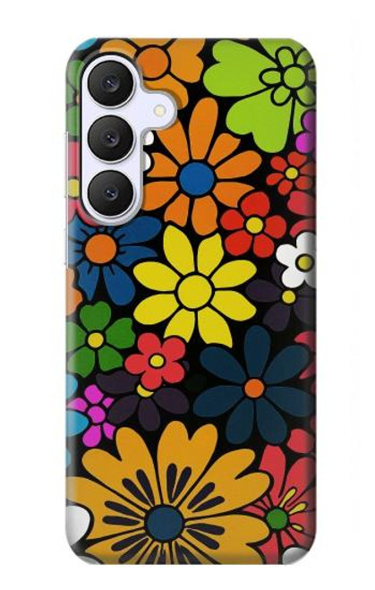 S4043 Colorful Flowers Cartoon Case For Samsung Galaxy S25 FE