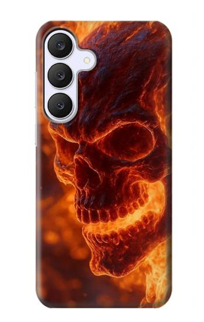 S4062 Fire Skull Case For Samsung Galaxy S25 FE