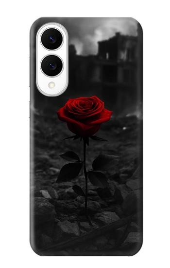 S4048 Red Rose Ruins Case For Samsung Galaxy S25 Edge