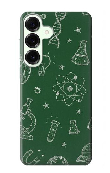 S4059 Science Chalkboard Graphic Case For Samsung Galaxy S25 Plus