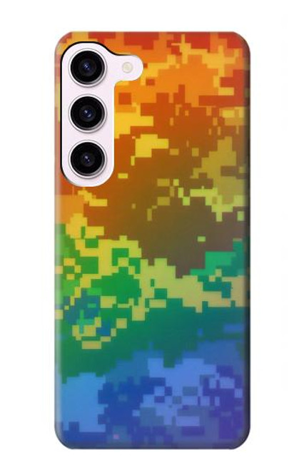S4047 LGBTQ Camouflage Case For Samsung Galaxy S23