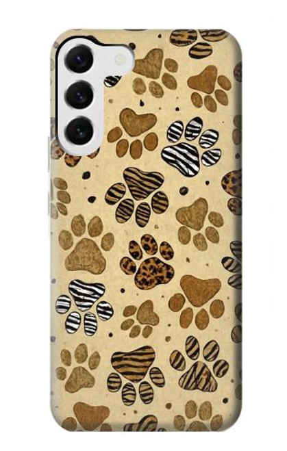 S4032 Wild Animal Paw Foot Print Case For Samsung Galaxy S23 Plus