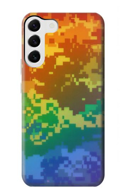 S4047 LGBTQ Camouflage Case For Samsung Galaxy S23 Plus
