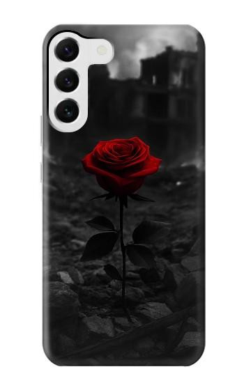 S4048 Red Rose Ruins Case For Samsung Galaxy S23 Plus