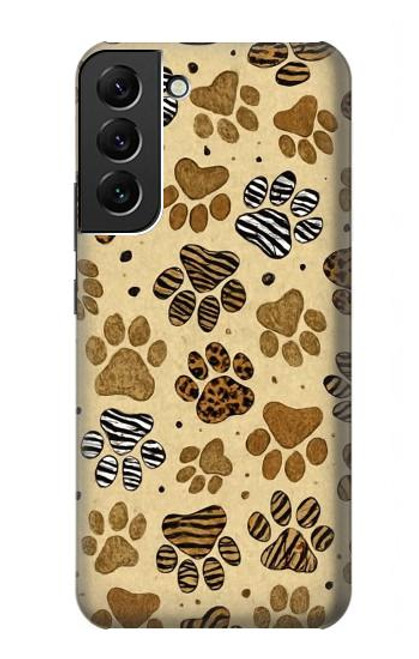 S4032 Wild Animal Paw Foot Print Case For Samsung Galaxy S22 Plus
