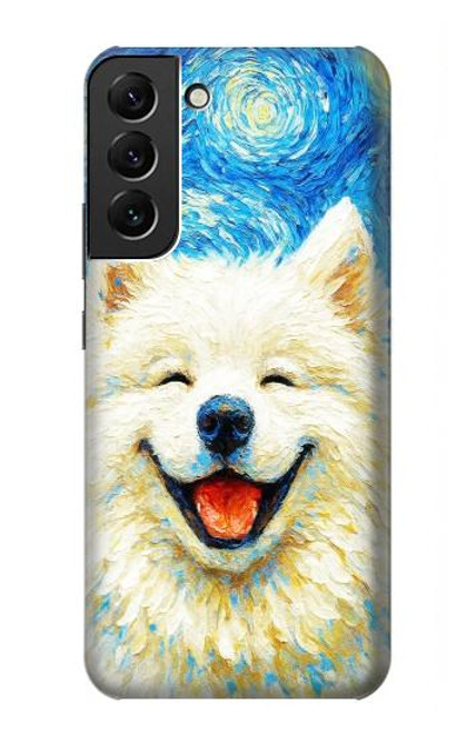 S4064 Smile Dog Van Gogh Starry Night Case For Samsung Galaxy S22 Plus