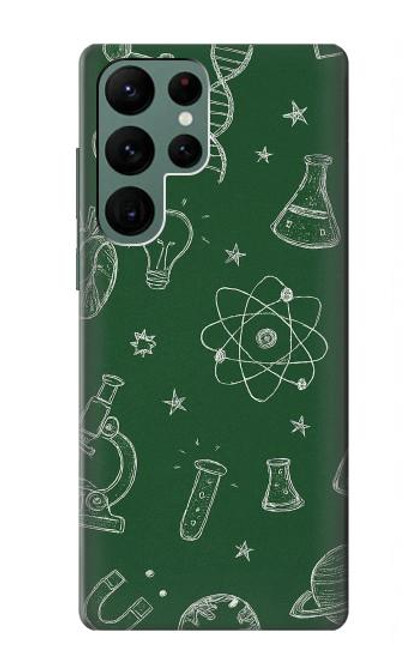 S4059 Science Chalkboard Graphic Case For Samsung Galaxy S22 Ultra