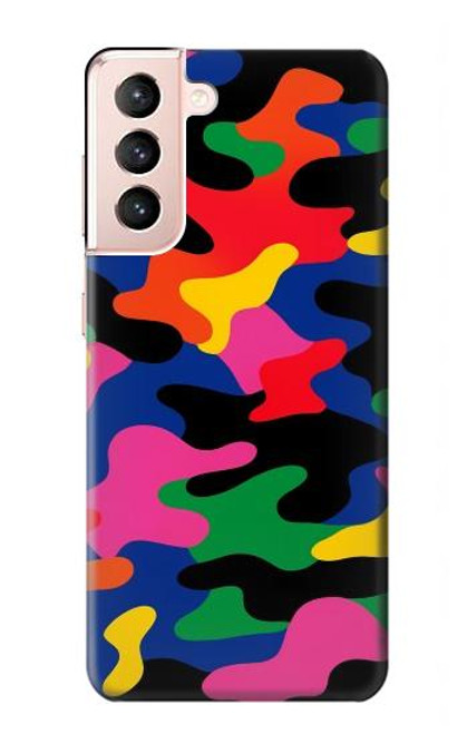S4072 Colorful Camouflage Case For Samsung Galaxy S21 5G