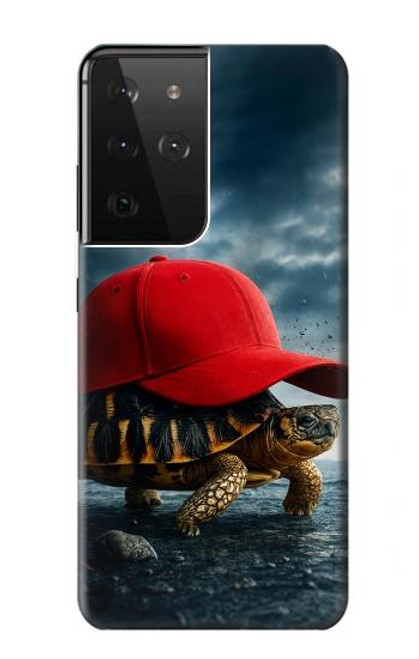 S4056 Madagascar Turtle Red Cap Case For Samsung Galaxy S21 Ultra 5G